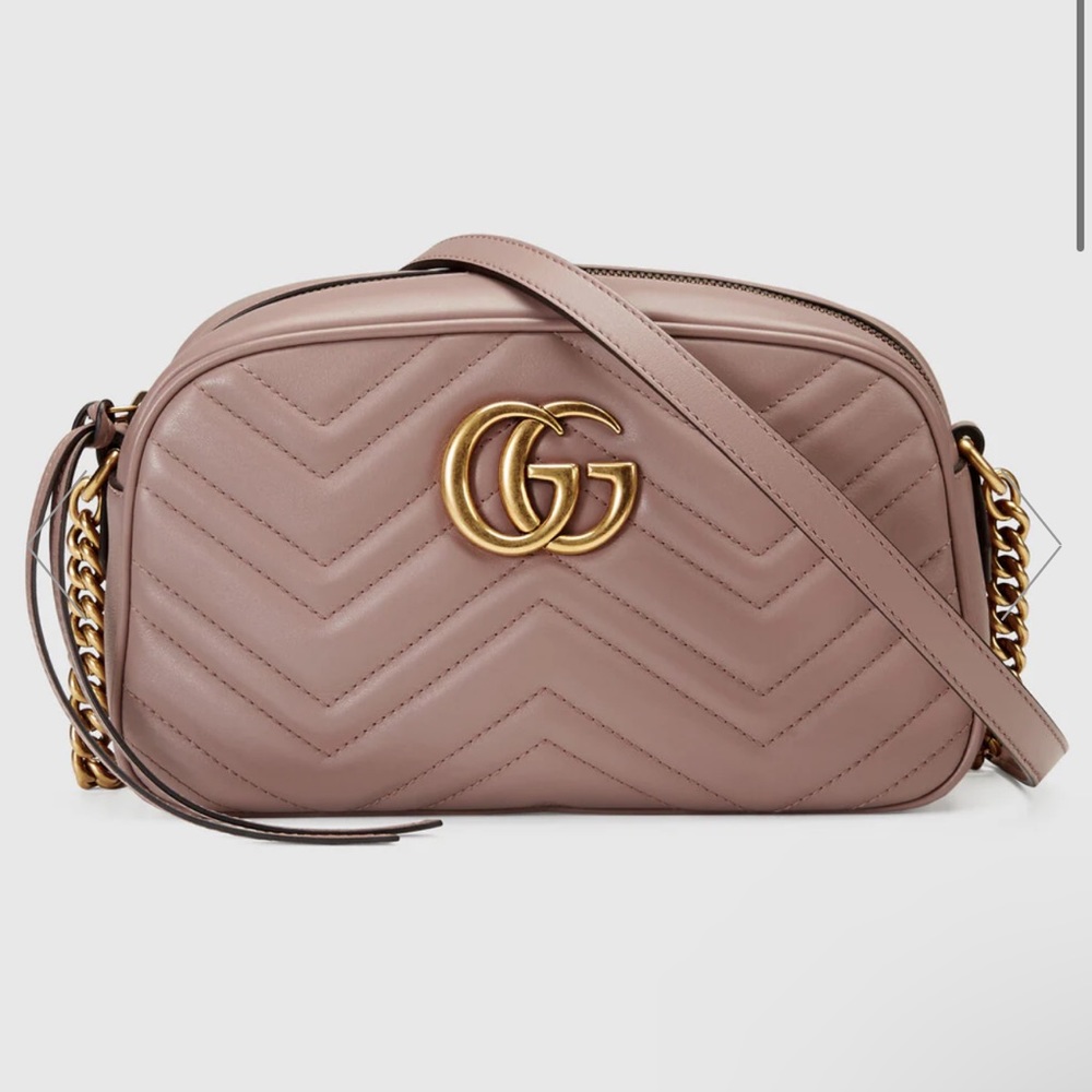GG Marmont Small Matelassé Shoulder Bag